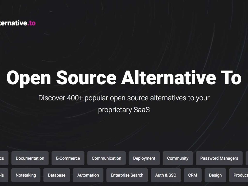 Open Source Alternative To ist eine super Übersicht für kostenlose Software