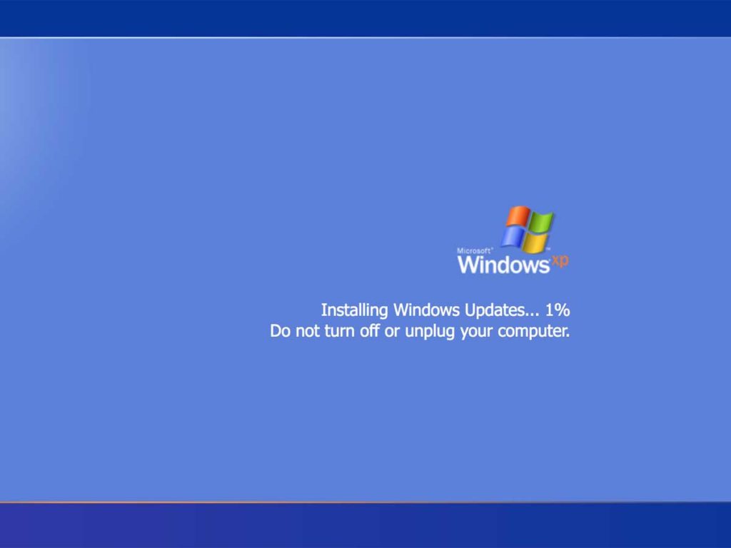 Fake Update von Windows XP