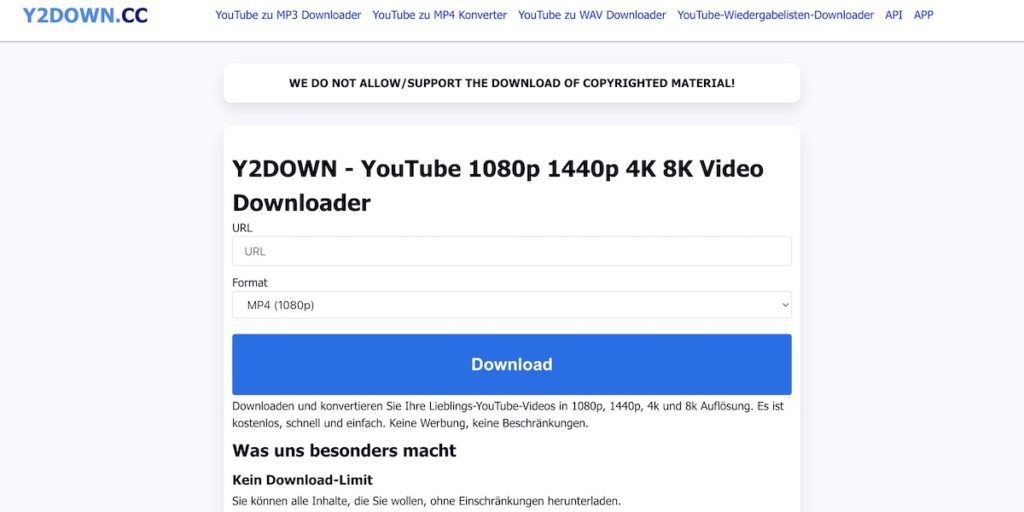 YouTube Downloader Full HD 1080p