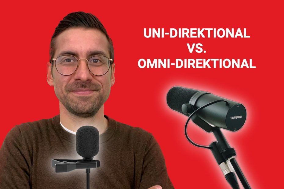 Was ist der Unterschied zwischen omnidirektional und unidirektional bei Mikrofonen?
