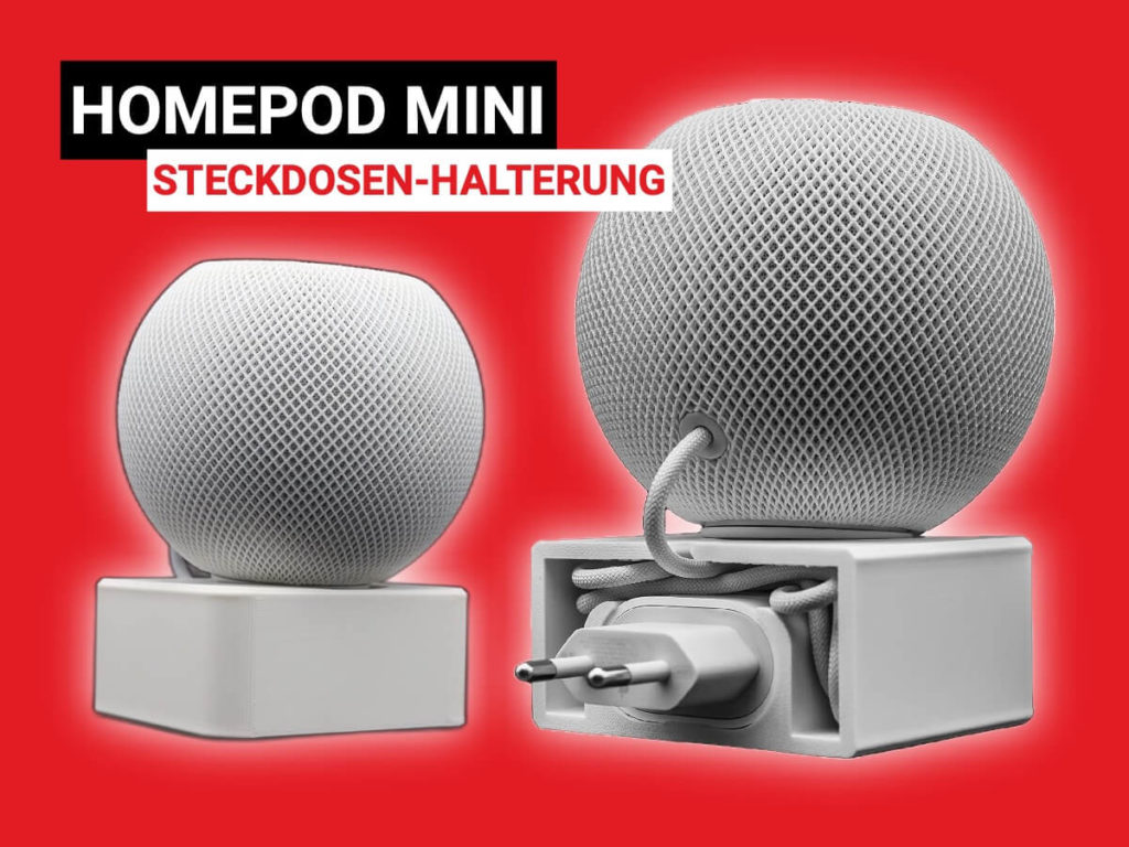 Eine Steckdosenhalterung für Apple Homepod mini ist äußerst sinnvoll