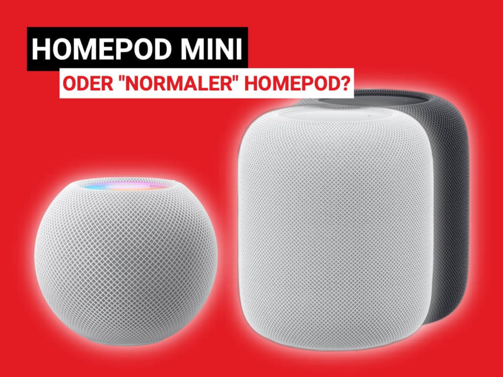 Homepod vs Homepod mini