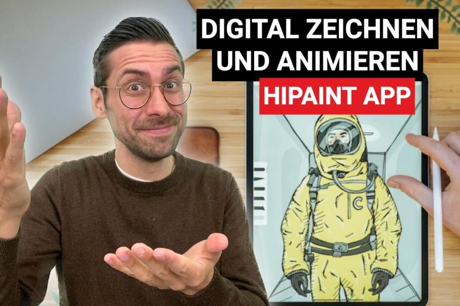 Wenn du digital zeichnen und animieren möchtest, empfehle ich die HiPaint App