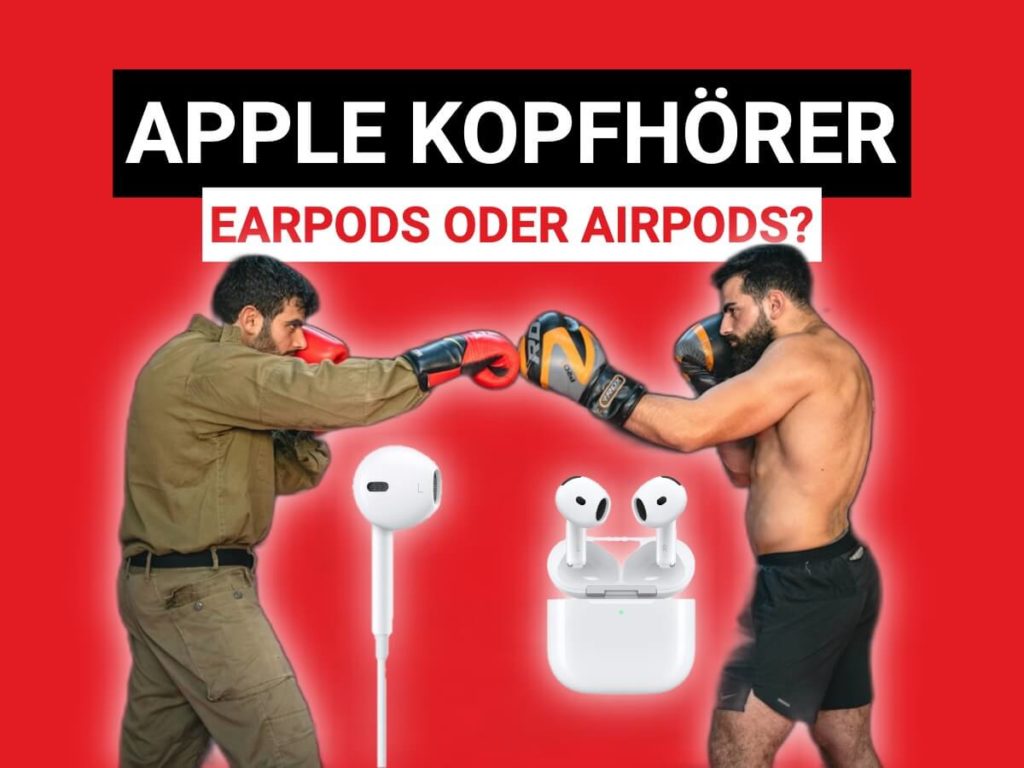 Wer gewinnt das Duell Apple Earpods gegen Apple Airpods?