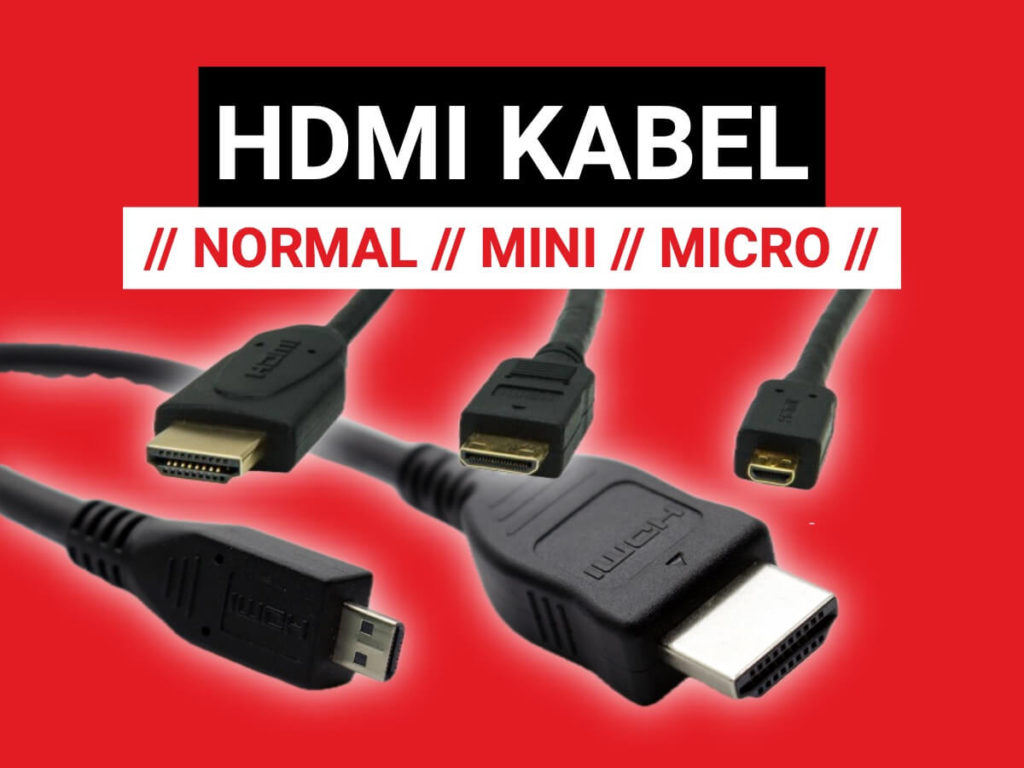 In der Regel hast du nur ein normales Kabel, aber je nach Device brauchst du halt die Mini oder Micro Version